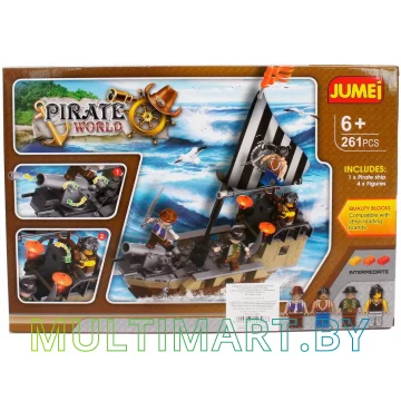 Конструктор Jumei N-396 Пираты (261 деталь) картинка 2